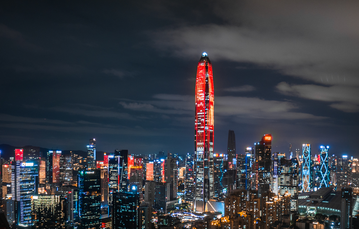 600米深圳第一高樓 —— 平安金融中心的燈光！