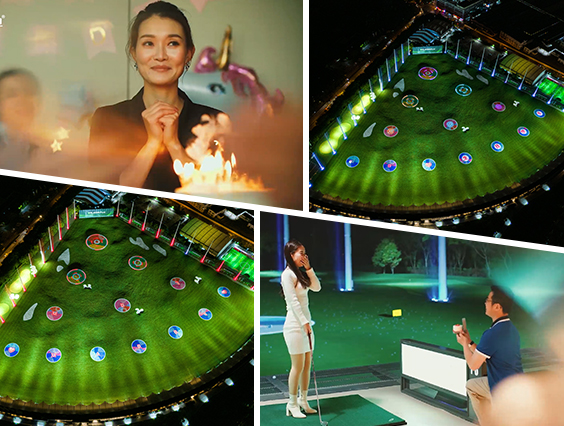 GOLF+無限玩法！高爾夫智能燈光互動控制系統(tǒng)等您來體驗